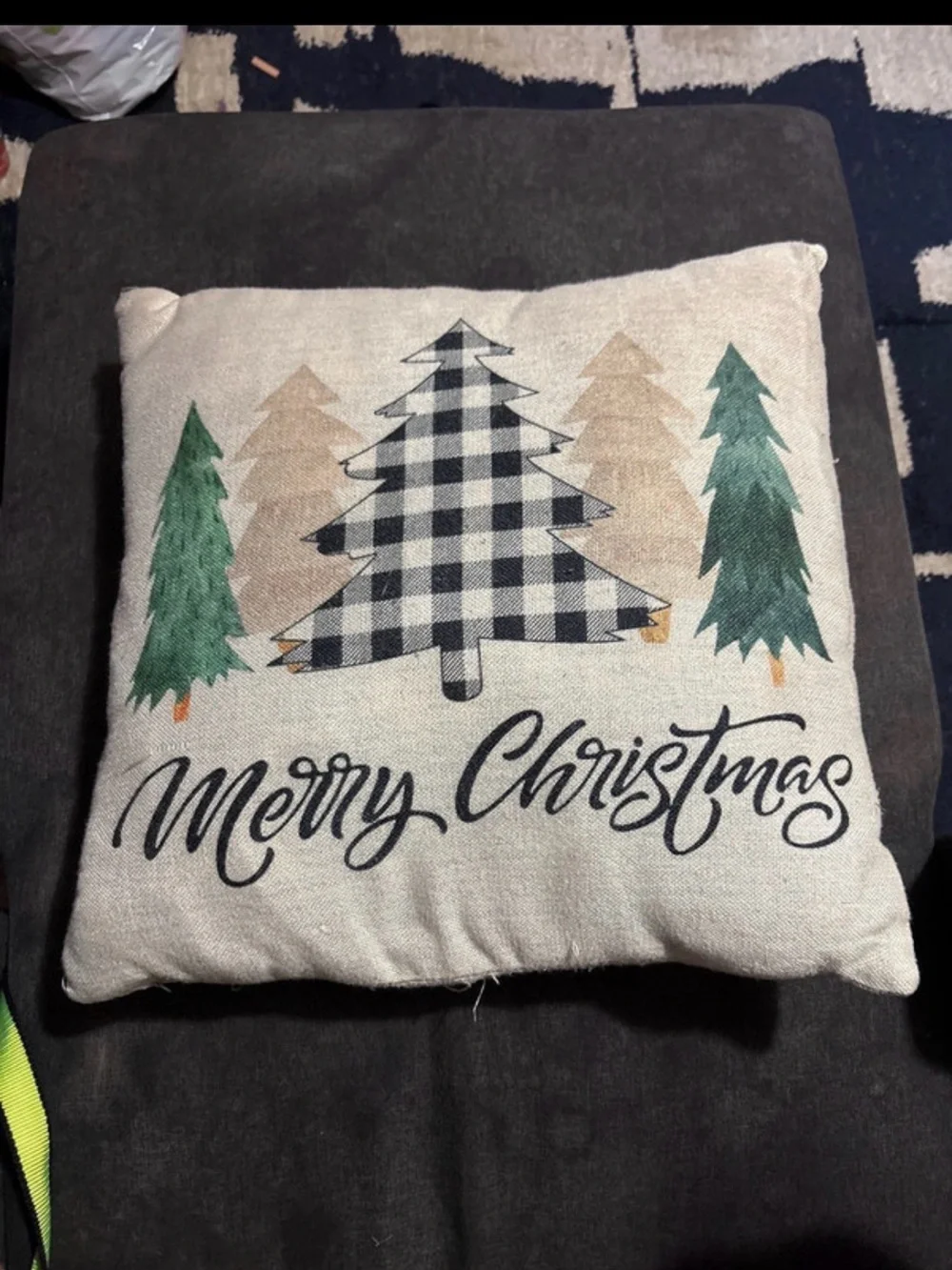 Merry Christmas Decorative Throw Pillow